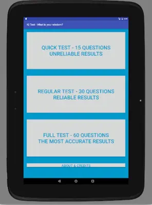 IQ Test- What is your wisdom? android App screenshot 7