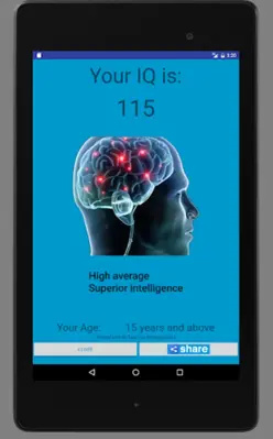 IQ Test- What is your wisdom? android App screenshot 8